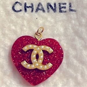 CC Heart Pendant charm